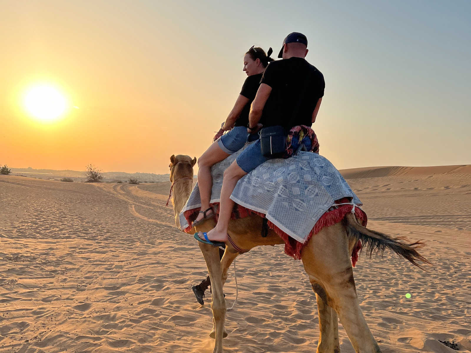 luxury desert safari dubai with camel ride