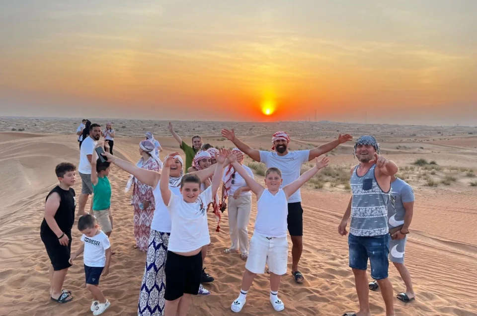 Sunset Safari with Premium Camp in Dubai
